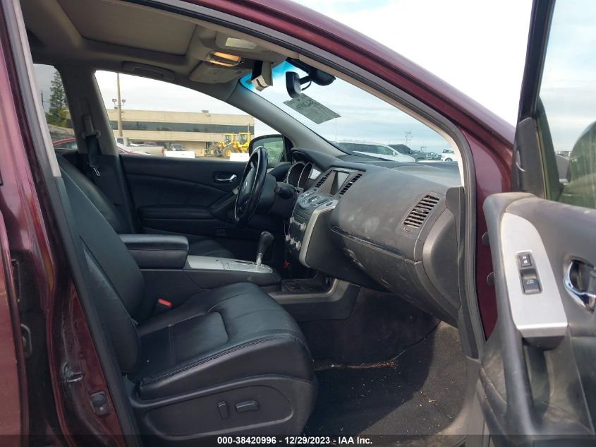 JN8AZ1MU2DW205839 2013 Nissan Murano Sl