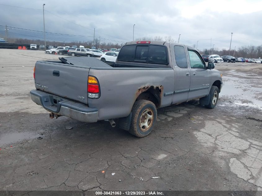 2002 Toyota Tundra Sr5 VIN: 5TBBN44152S263405 Lot: 38421063