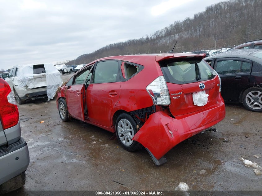 2013 Toyota Prius V Three VIN: JTDZN3EU4D3249380 Lot: 38421356