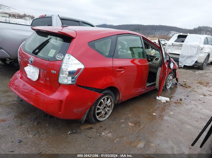 2013 Toyota Prius V Three VIN: JTDZN3EU4D3249380 Lot: 38421356