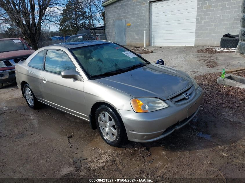 2003 Honda Civic Ex VIN: 1HGEM22953L030021 Lot: 38421527