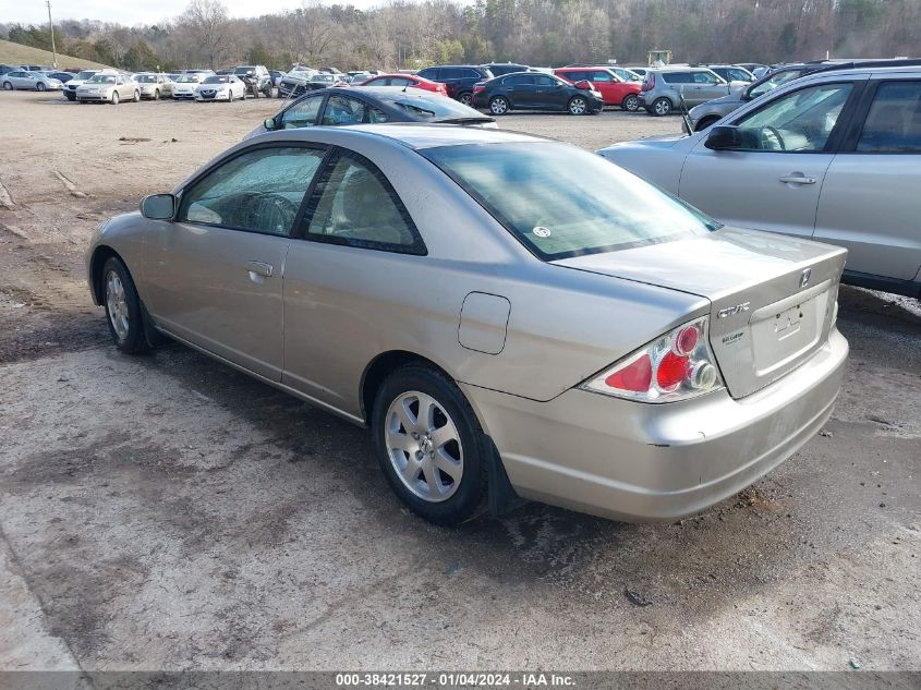 2003 Honda Civic Ex VIN: 1HGEM22953L030021 Lot: 38421527