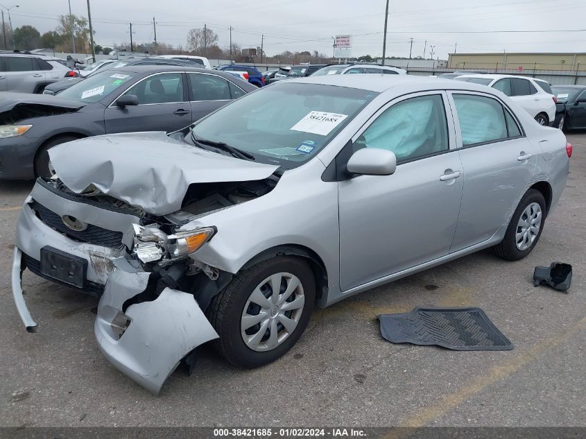 2010 Toyota Corolla Le VIN: 1NXBU4EE4AZ295344 Lot: 38421685