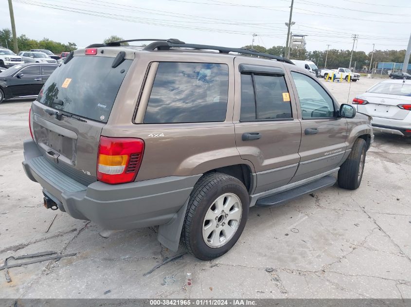 2001 Jeep Grand Cherokee Laredo VIN: 1J4GW48NX1C554595 Lot: 38421965