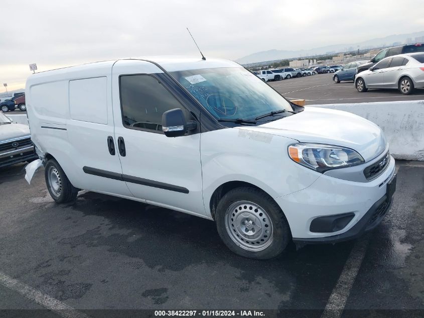 2022 Ram Promaster City Cargo Van VIN: ZFBHRFABXN6Y51631 Lot: 38422297