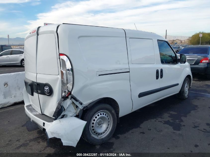 2022 Ram Promaster City Cargo Van VIN: ZFBHRFABXN6Y51631 Lot: 38422297