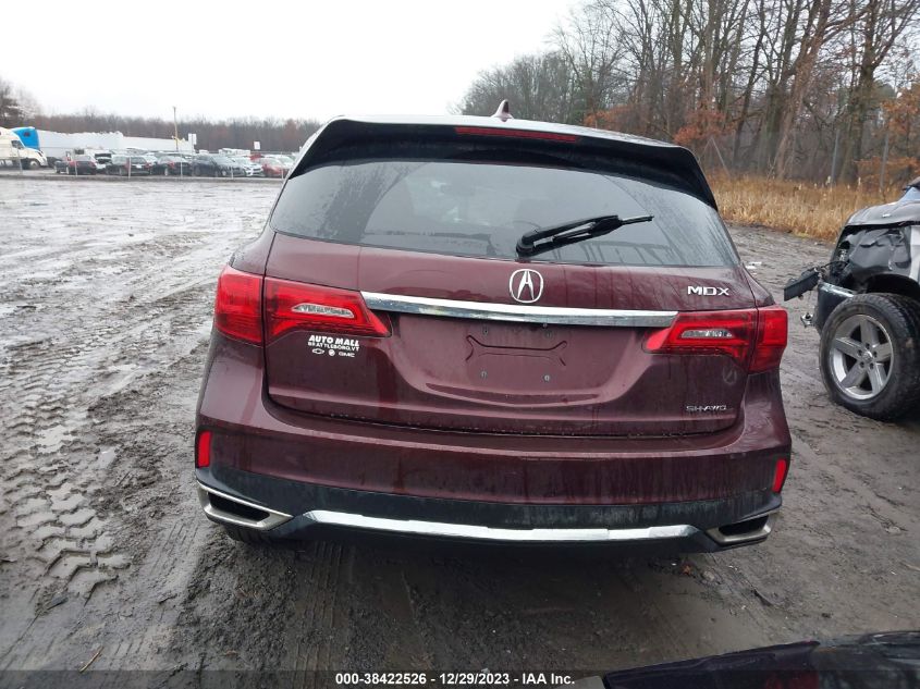 2017 Acura Mdx Technology Package VIN: 5FRYD4H57HB011295 Lot: 38422526