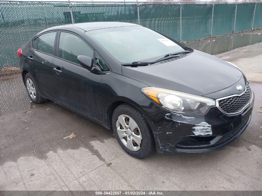 2014 Kia Forte Lx VIN: KNAFK4A66E5090566 Lot: 38422557