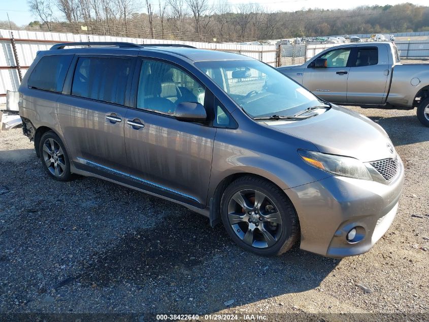 2015 Toyota Sienna Se Premium 8 Passenger VIN: 5TDXK3DC5FS646459 Lot: 38422640