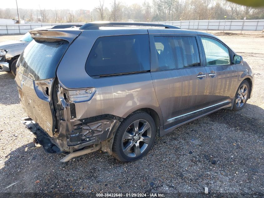 2015 Toyota Sienna Se Premium 8 Passenger VIN: 5TDXK3DC5FS646459 Lot: 38422640