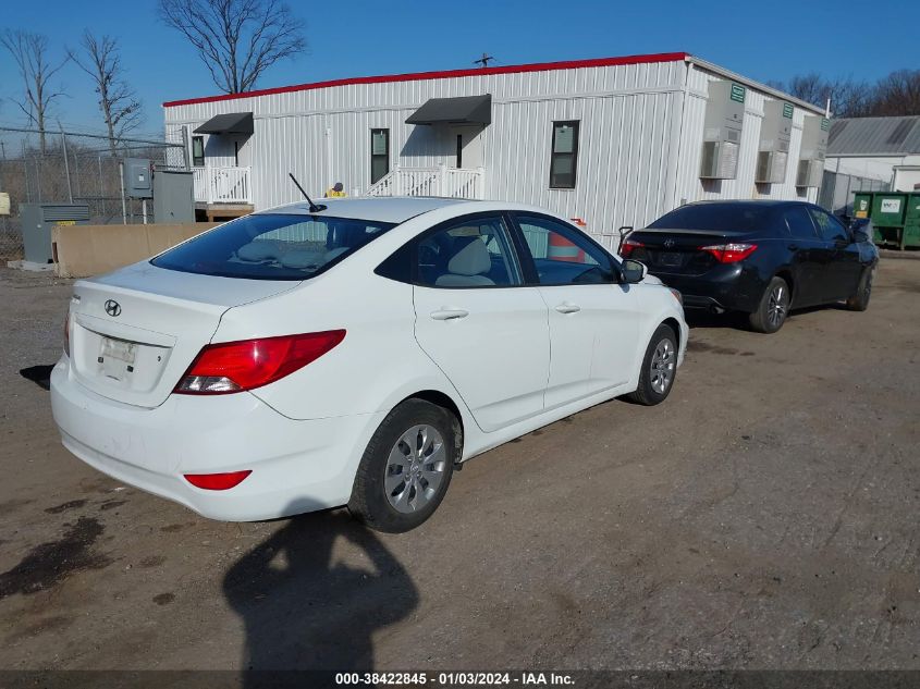 2015 Hyundai Accent Gls VIN: KMHCT4AE0FU883911 Lot: 38422845