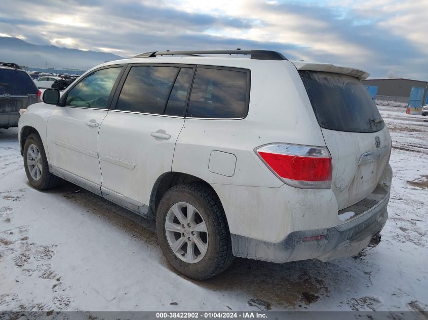 5TDZK3EH5CS066899 2012 Toyota Highlander Base V6