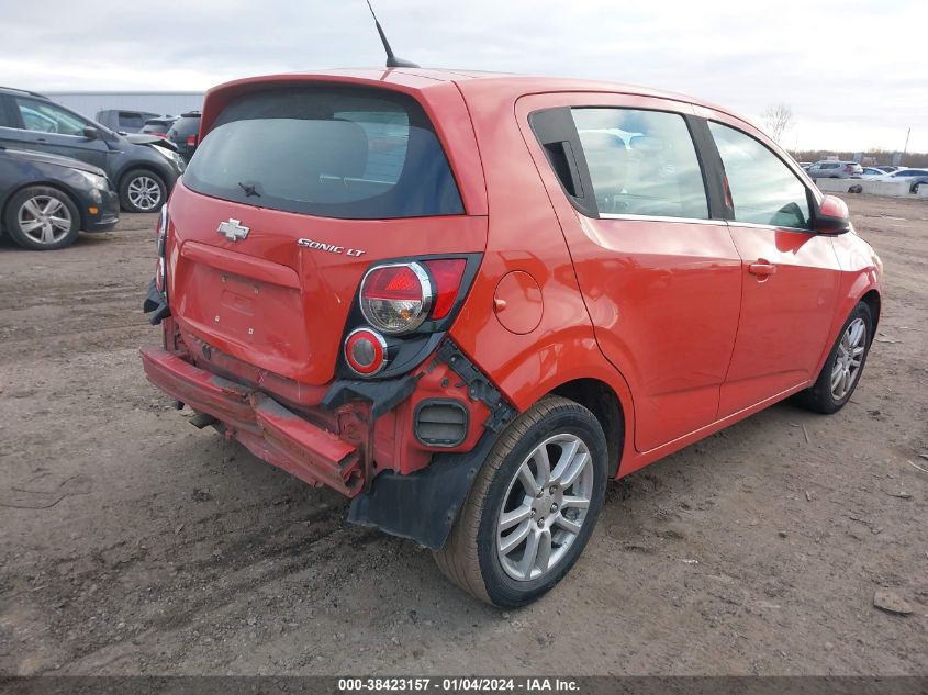 2013 Chevrolet Sonic Lt Auto VIN: 1G1JC6SH4D4168734 Lot: 38423157