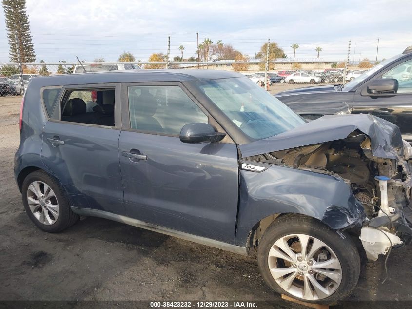 2016 Kia Soul + VIN: KNDJP3A56G7260318 Lot: 38423232