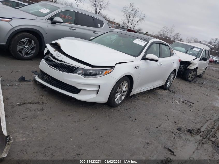 5XXGU4L31JG246538 2018 Kia Optima Ex