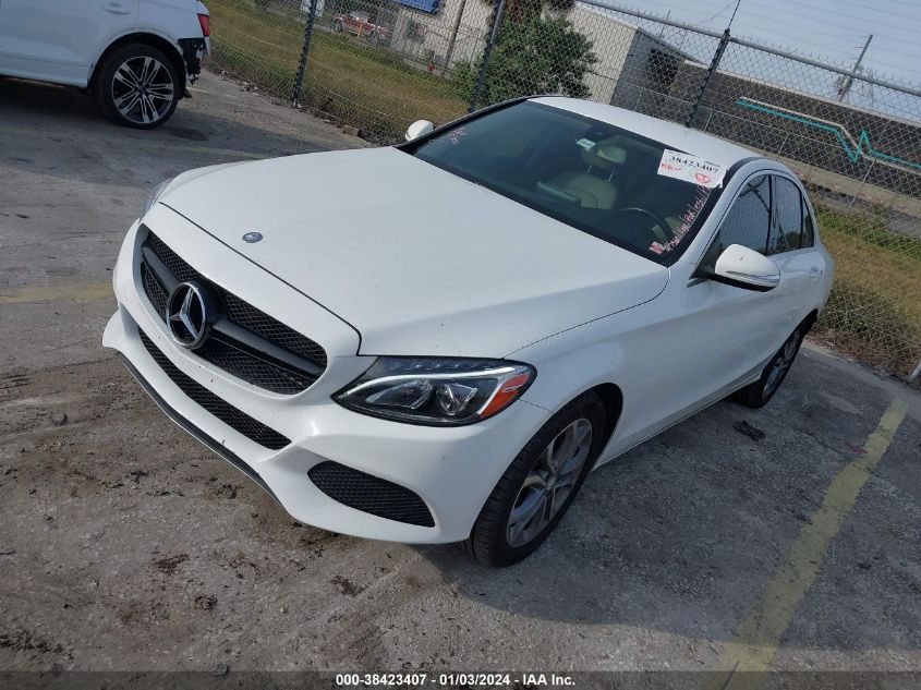 2015 Mercedes-Benz C 300 4Matic/Luxury 4Matic/Sport 4Matic VIN: 55SWF4KB2FU062006 Lot: 38423407