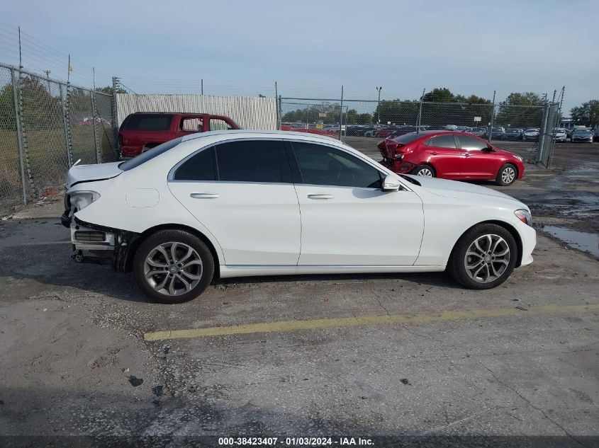 2015 Mercedes-Benz C 300 4Matic/Luxury 4Matic/Sport 4Matic VIN: 55SWF4KB2FU062006 Lot: 38423407