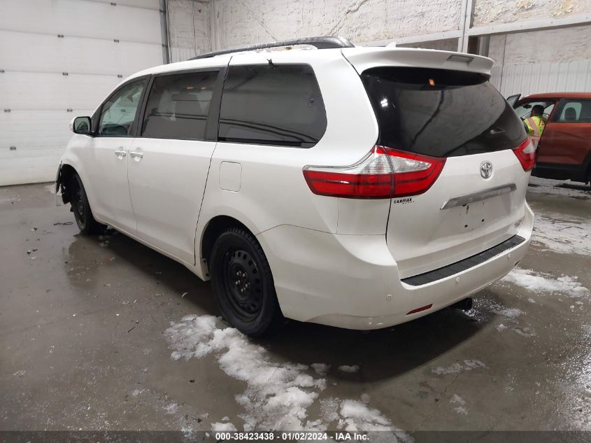 2015 Toyota Sienna Limited Premium 7 Passenger VIN: 5TDDK3DC1FS117982 Lot: 38423438