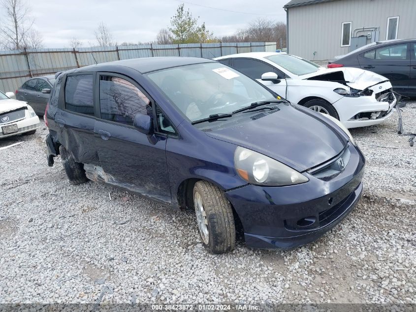 2008 Honda Fit Sport VIN: JHMGD38638S020464 Lot: 38423872