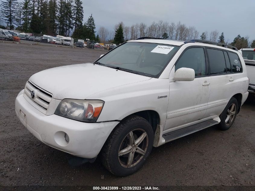 2004 Toyota Highlander Limited V6 VIN: JTEEP21A640057454 Lot: 38423899