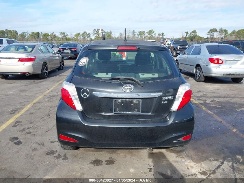 2012 Toyota Yaris Le VIN: JTDKTUD39CD521629 Lot: 38423927