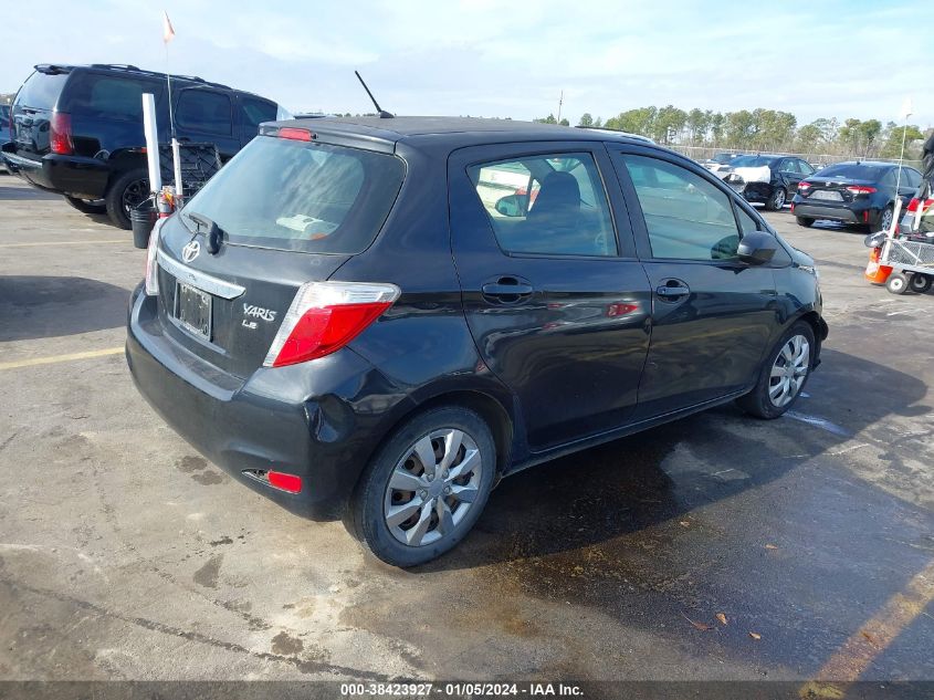 JTDKTUD39CD521629 2012 Toyota Yaris Le