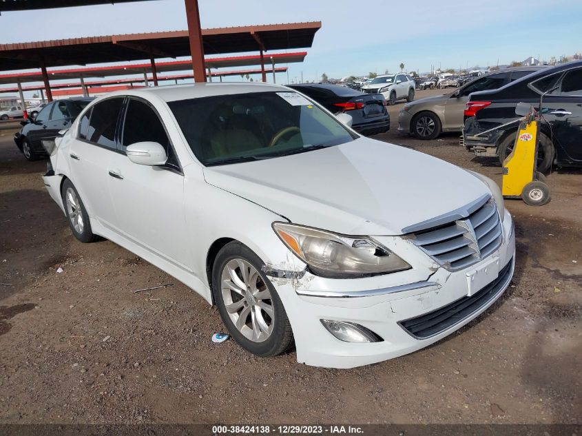 2012 Hyundai Genesis 3.8 VIN: KMHGC4DD7CU152604 Lot: 38424138