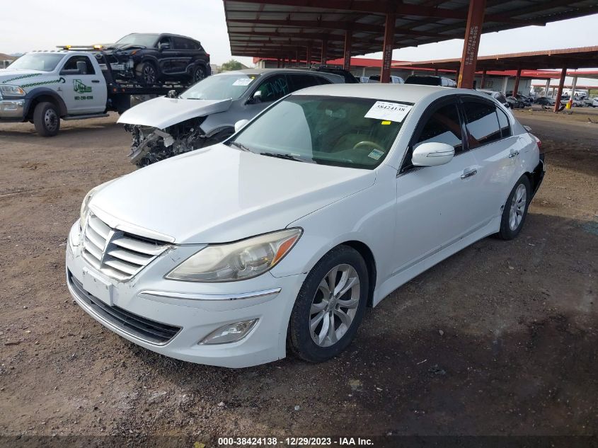 2012 Hyundai Genesis 3.8 VIN: KMHGC4DD7CU152604 Lot: 38424138