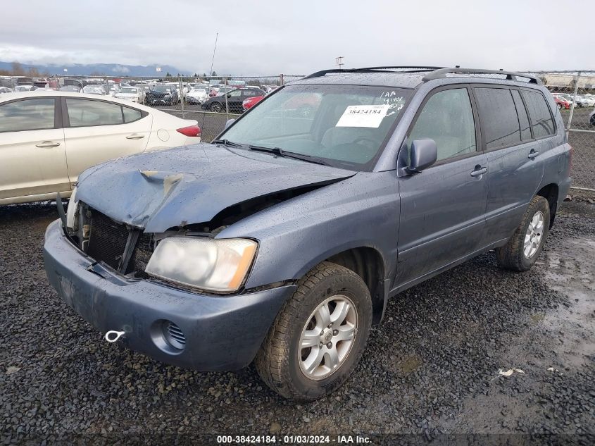 2003 Toyota Highlander V6 VIN: JTEHF21A230149448 Lot: 38424184