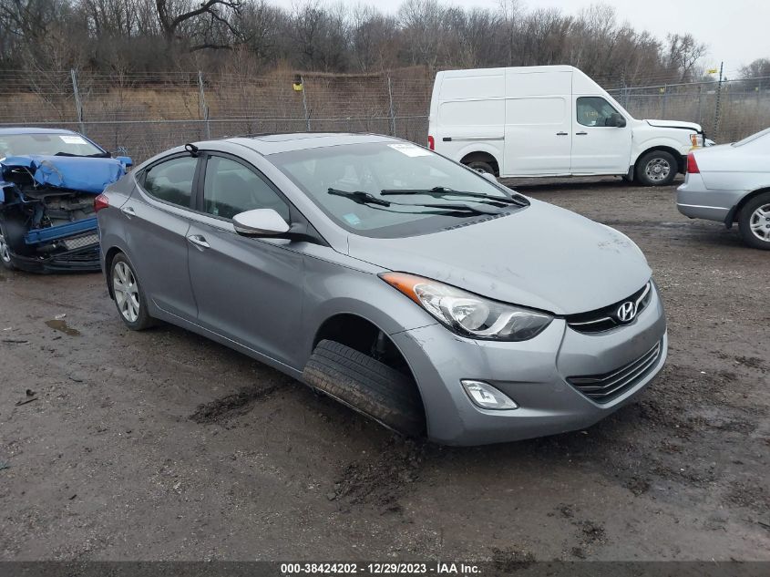 2013 Hyundai Elantra Limited (Ulsan Plant) VIN: KMHDH4AE3DU638734 Lot: 38424202