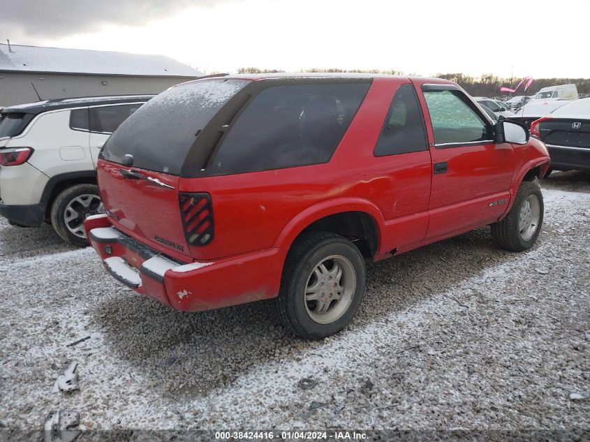 1GNCS18WX1K152659 2001 Chevrolet Blazer Ls