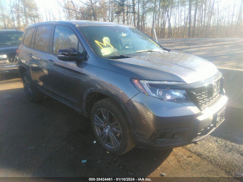 2021 Honda Passport Awd Ex-L VIN: 5FNYF8H55MB036161 Lot: 38424461