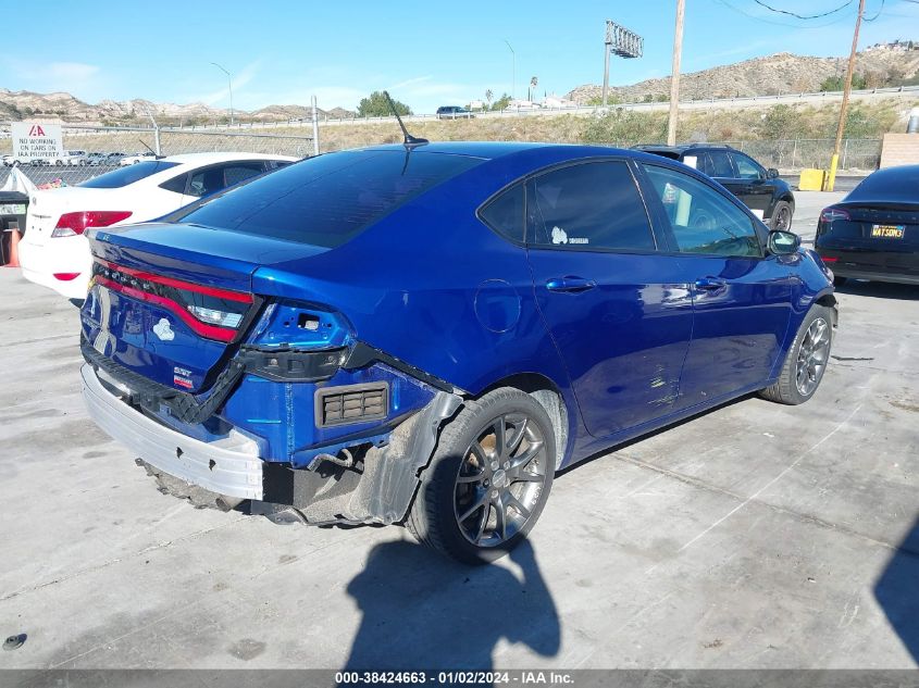 2013 Dodge Dart Sxt/Rallye VIN: 1C3CDFBHXDD320369 Lot: 38424663