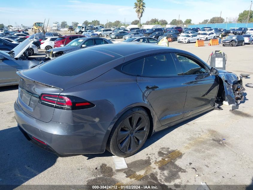 2022 Tesla Model S Dual Motor All-Wheel Drive VIN: 5YJSA1E54NF478303 Lot: 38424712