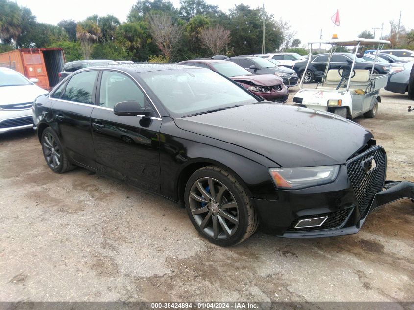 2013 Audi A4 2.0T Premium VIN: WAUFFAFL2DA158028 Lot: 38424894