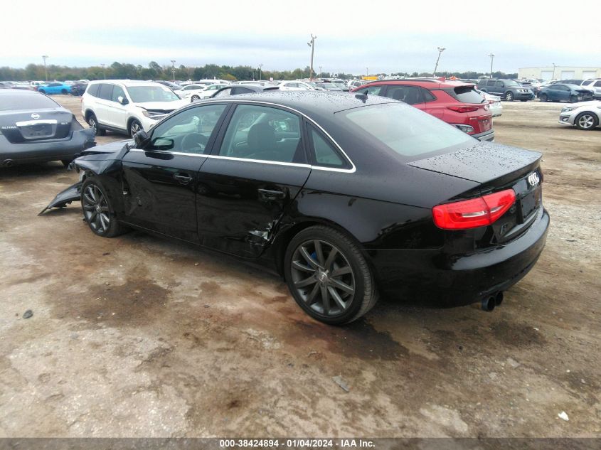 2013 Audi A4 2.0T Premium VIN: WAUFFAFL2DA158028 Lot: 38424894