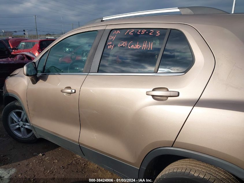 3GNCJLSB2JL161861 2018 Chevrolet Trax Lt