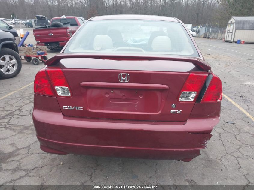 2HGES26765H620386 2005 Honda Civic Ex