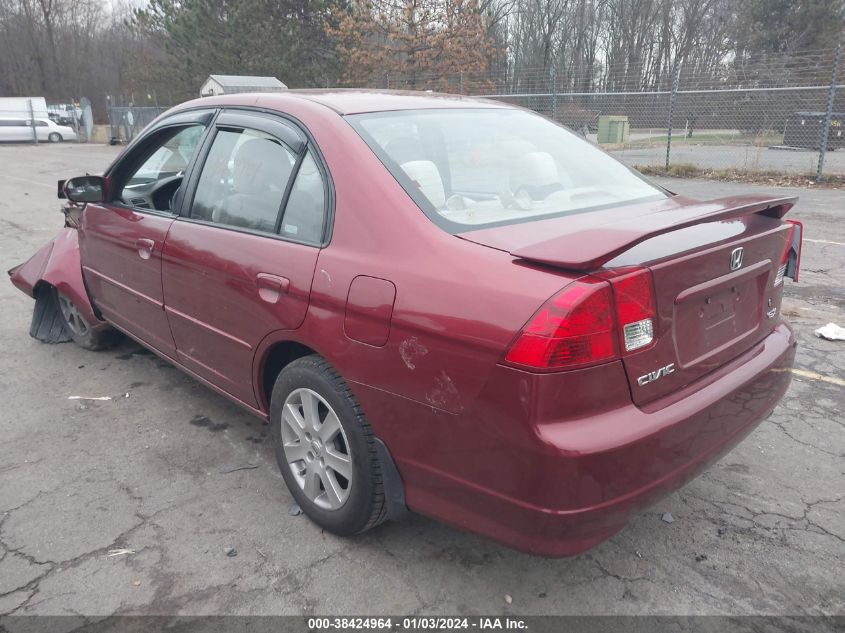 2HGES26765H620386 2005 Honda Civic Ex