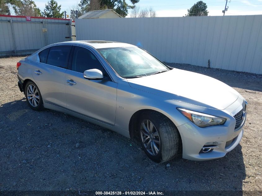 2016 Infiniti Q50 3.0T Premium VIN: JN1EV7AP0GM300526 Lot: 38425128