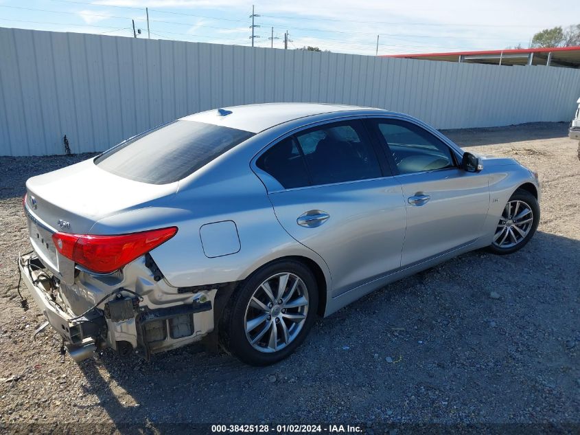 2016 Infiniti Q50 3.0T Premium VIN: JN1EV7AP0GM300526 Lot: 38425128