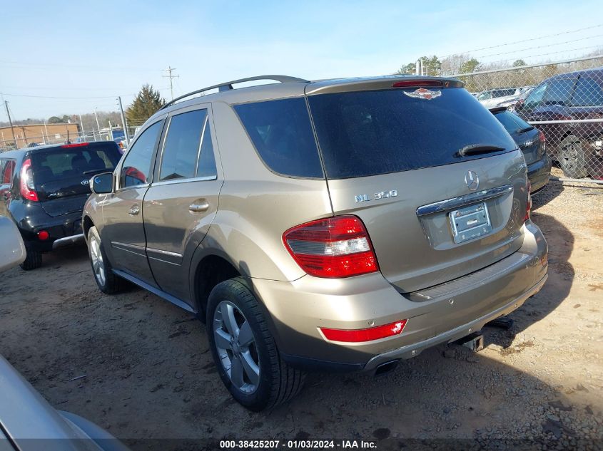 2009 Mercedes-Benz Ml 350 4Matic VIN: 4JGBB86E09A443224 Lot: 38425207