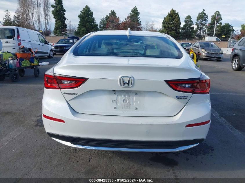 2021 Honda Insight Touring VIN: 19XZE4F97ME007837 Lot: 38425393