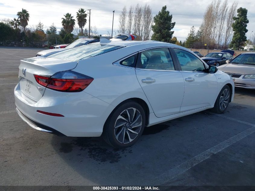 2021 Honda Insight Touring VIN: 19XZE4F97ME007837 Lot: 38425393