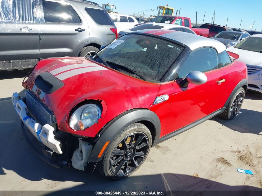 2013 Mini Coupe Cooper S VIN: WMWSX3C52DT408661 Lot: 38425449