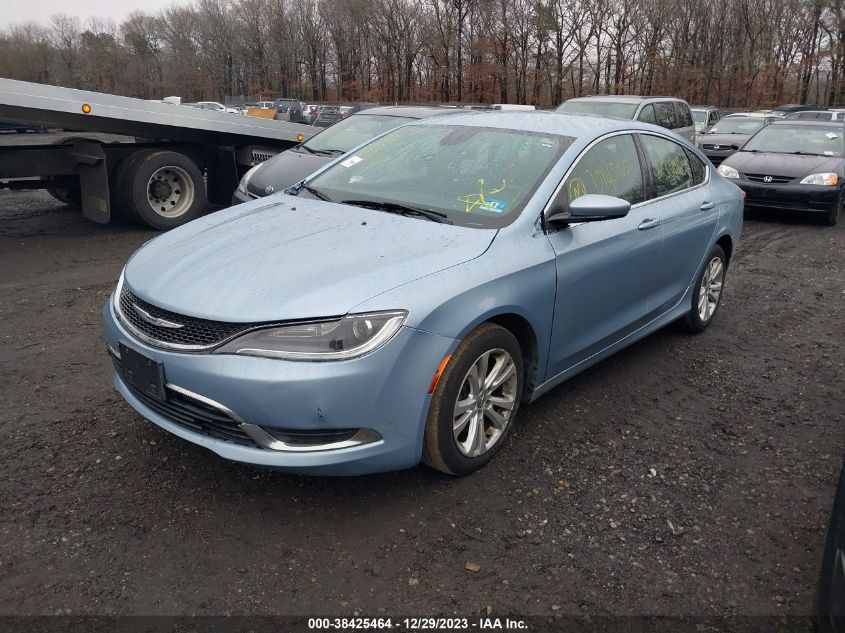 2015 Chrysler 200 Limited VIN: 1C3CCCAB2FN720504 Lot: 38425464