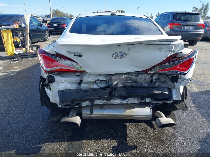 KMHHT6KJXGU136878 2016 Hyundai Genesis 3.8 Base