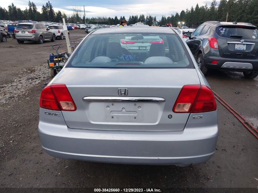 2HGES26781H520493 2001 Honda Civic Ex