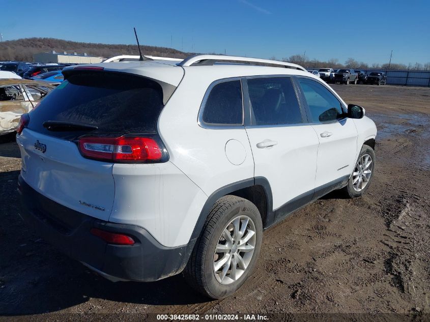 2016 Jeep Cherokee Limited VIN: 1C4PJMDS8GW245280 Lot: 38425682