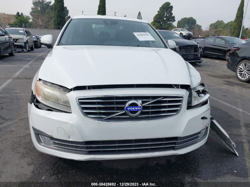 2015 Volvo S80 T5 VIN: YV140MAK5F1186477 Lot: 38425692